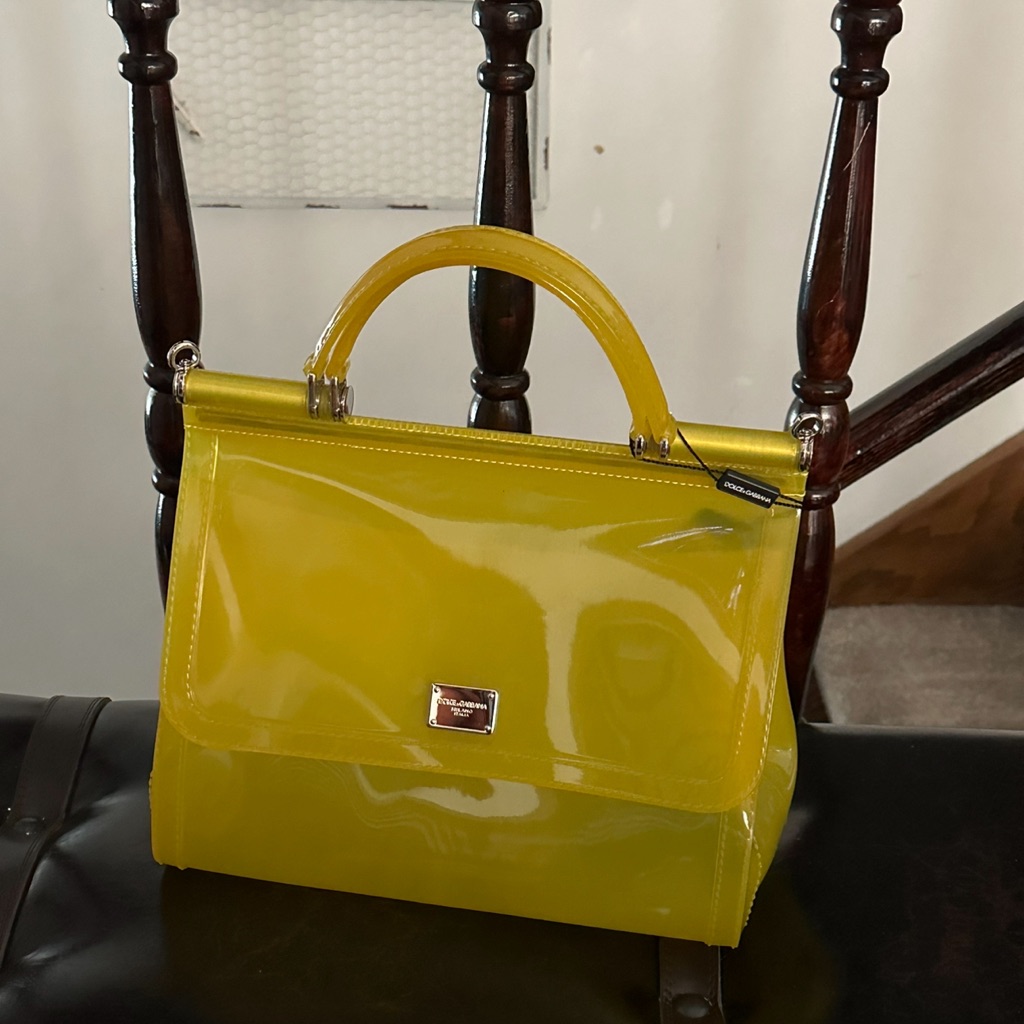 Brand New Dolce  Gabbana Yellow Sicily Bag